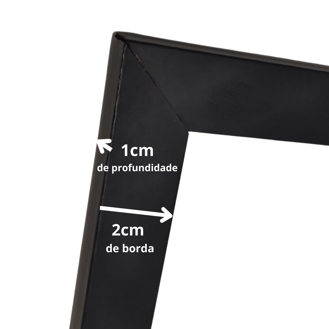 molduras profundidade largura